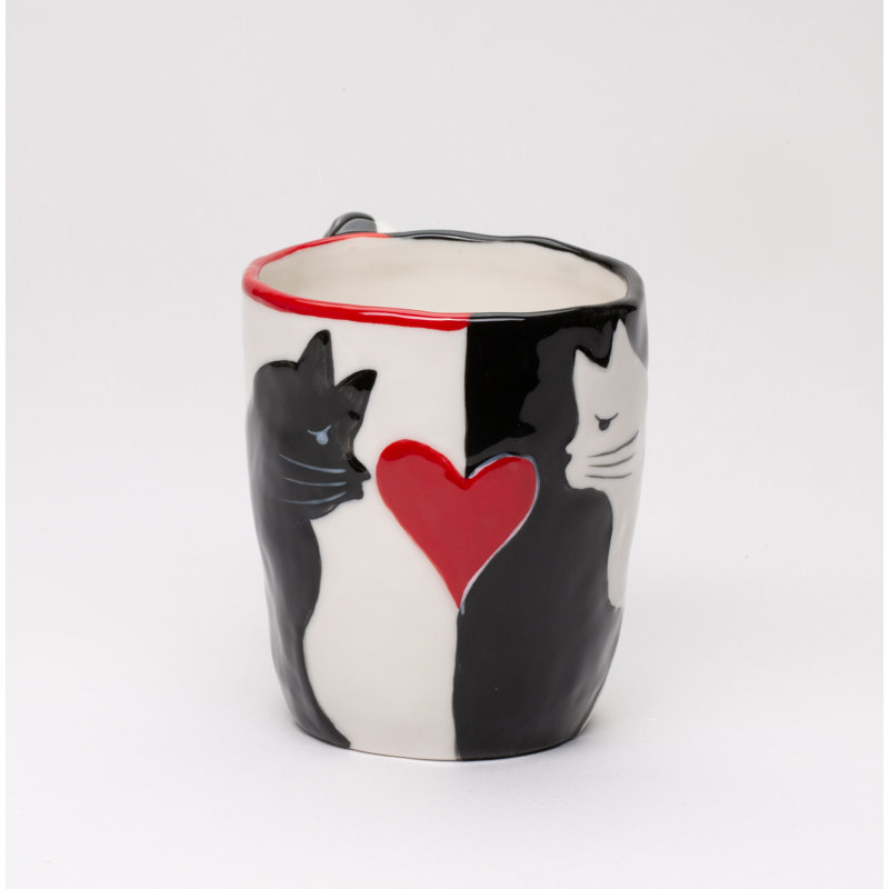 Tasse de chats Ying Yang