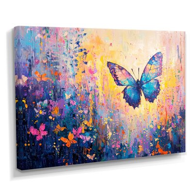 Floral Butterfly Delicate Wings II - Butterfly Print Wall Art