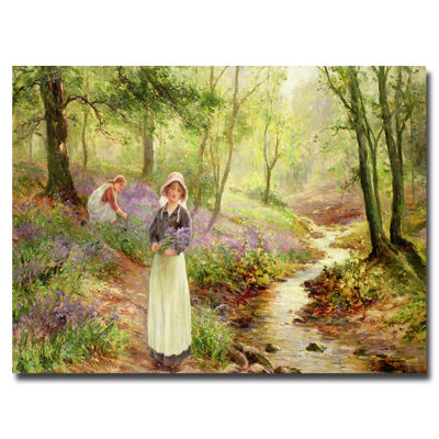 « the bluebell glade » par ernest walbourn, reproduction d’art sur toile