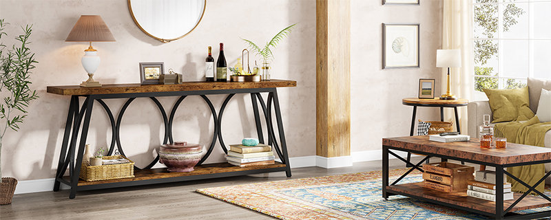 Green Console Tables