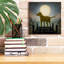 «Moonrise Yellow Dog» par Ryan Fowler, estampe numérique sur toile-134563328