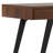 Lowry 54"W Walnut Veneer and Metal Modern Industrial Writing Desk with 2 Drawers and Flip-Down Keyboard Tray-450102051-478809319