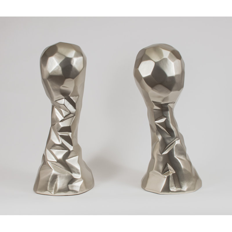 Statue, 20.5" H x 9" W x 8.5" D, Silver