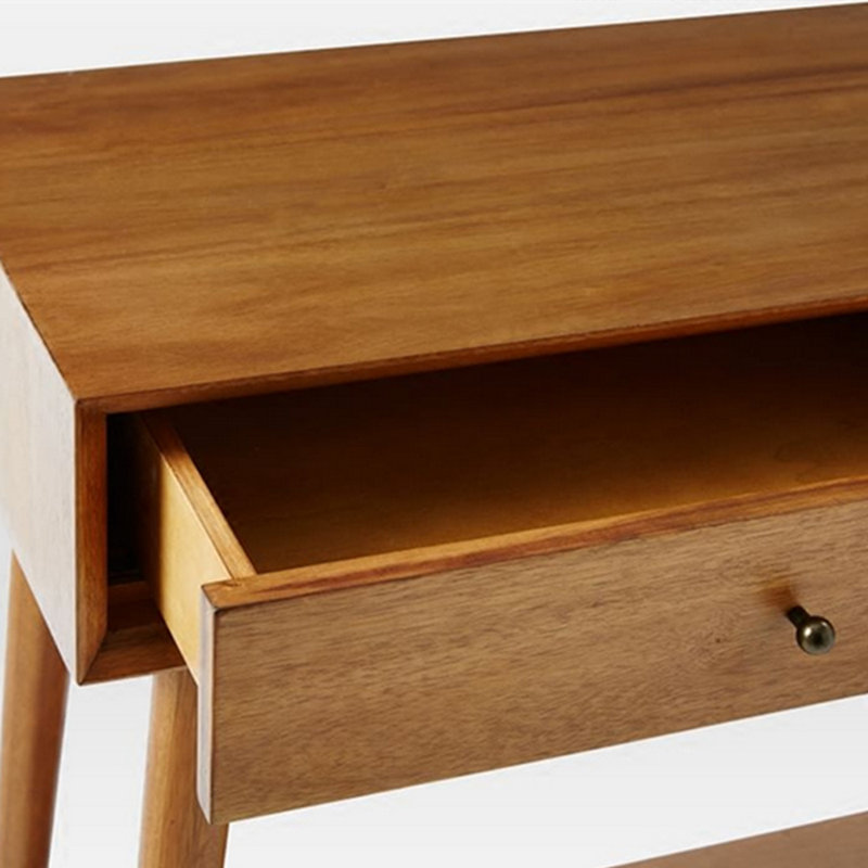 Tole Solid Wood Console Table, 31.5" H x 41.3" W x 13.8" D