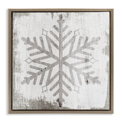 Winter Nature Snowflake Shape