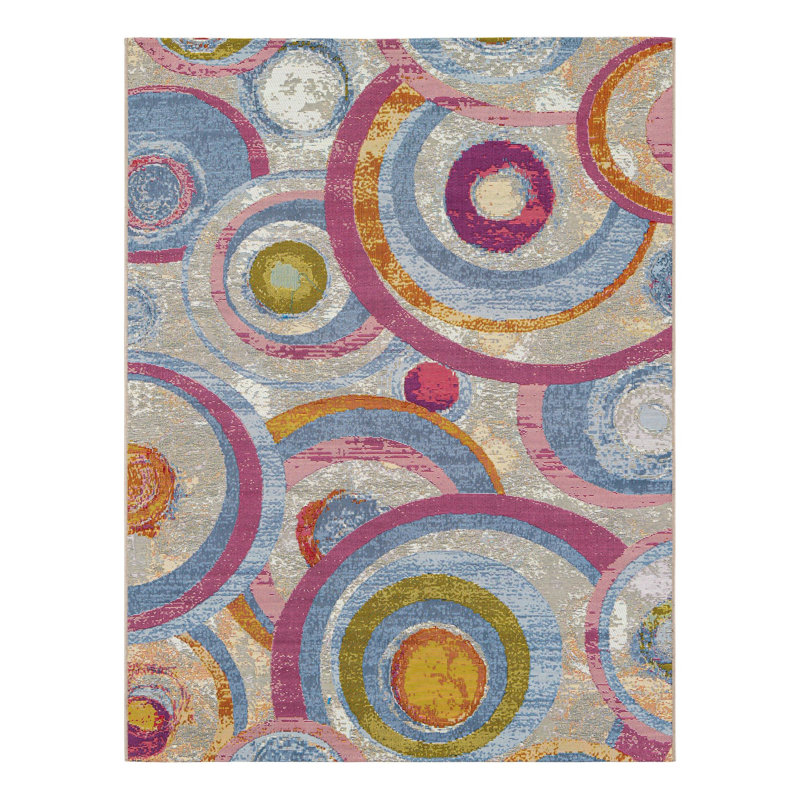 Keazia Indoor/Outdoor Area Rug, Rectangle 5'1" x 7'1"