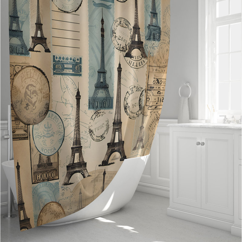 Rideau de douche Elberton, L 70 po x L 72 po
