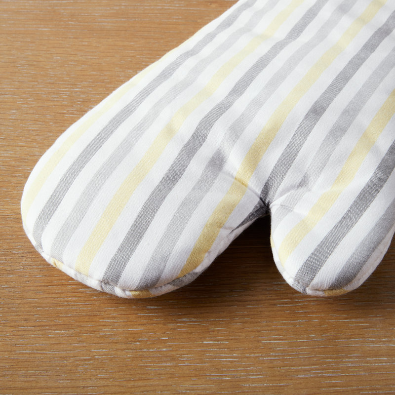 Gant de cuisine Martha Stewart Daisy, Gris / Jaune