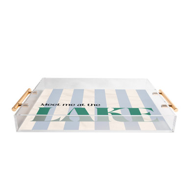 ciaojessa Meet me at the lake Acrylic Tray