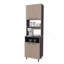 Garde-manger avec rangement ouvert et 4 portes-128964491