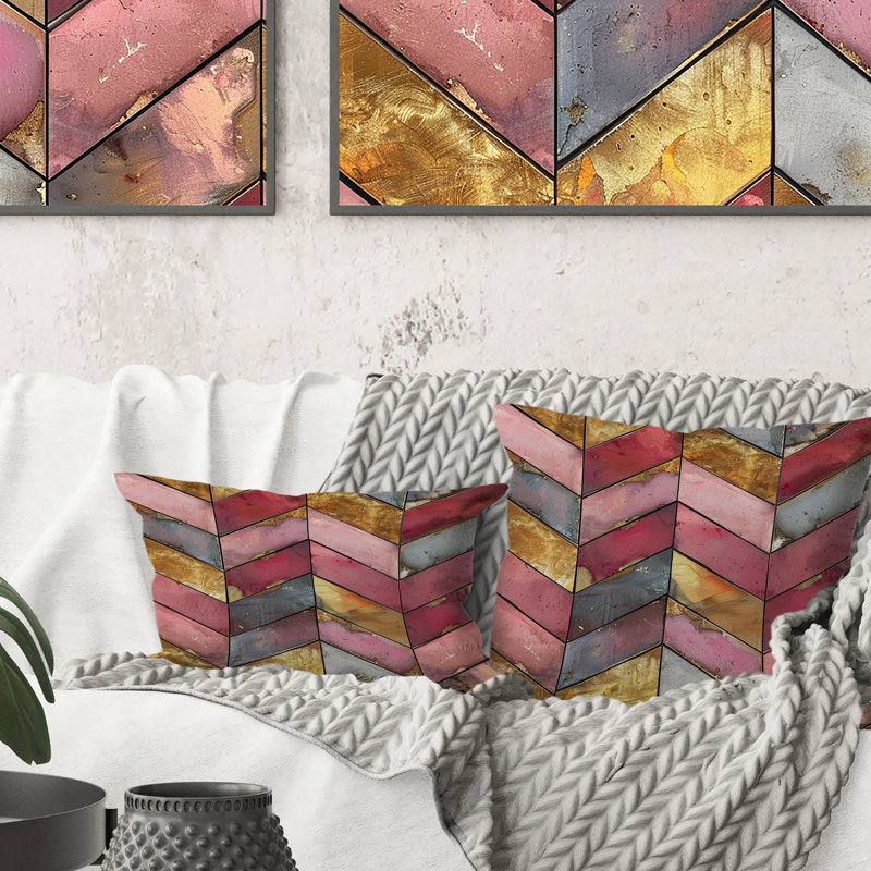 No Pattern - Midcentury Lumbar Pillow