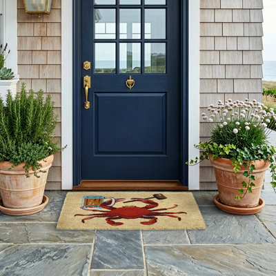 Paillasson crabe avec bière