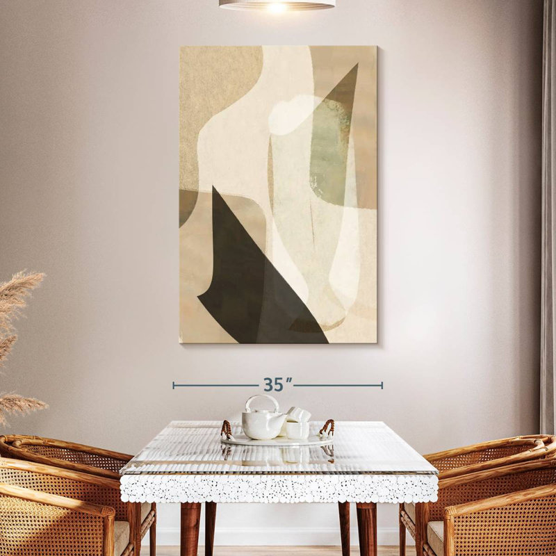 Avery Neutral Warm Tone Curves, 51" H x 34" W
