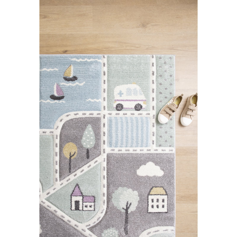 Frasher Kids 100 Performance Rug, Rectangle 4' x 6'