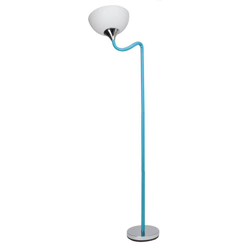 180cm Torchiere Floor Lamp, Blue