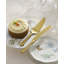 Portola Satin Gold 2-Piece Dessert Set