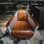 Industrial Style Creative Rivets Leisure Chair Faux Leather Armchair