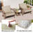 Outdoor Deep Seating Cushion Set-864759879-841534572