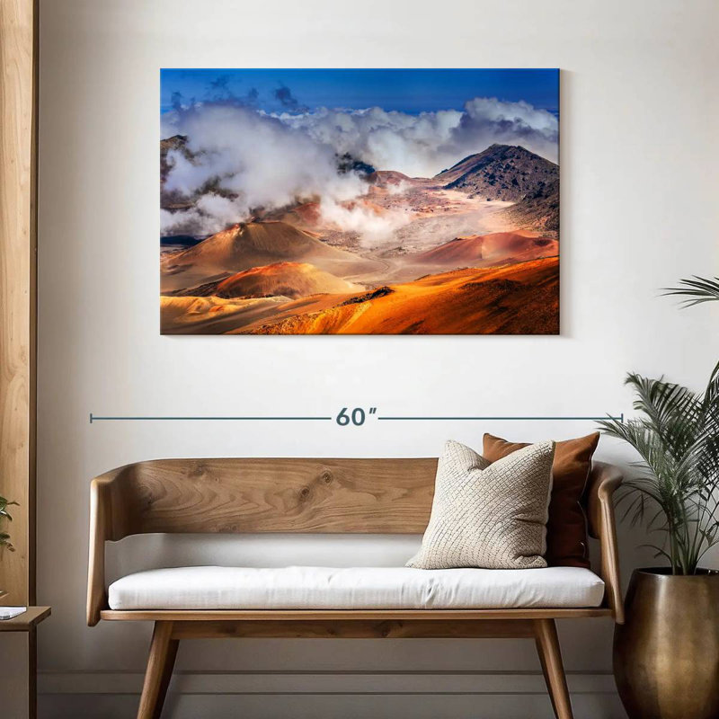 Ravi Haleakala Volcano In Maui, 30" H x 45" W