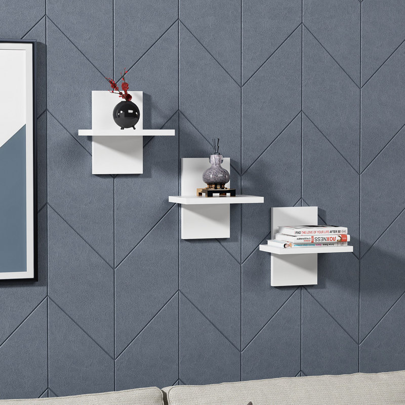 Locelso Floating Shelf, White