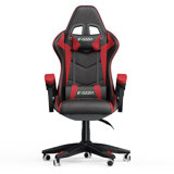 Inbox Zero Stephen Adjustable Reclining Ergonomic Swiveling PC & Racing Game Chair in White