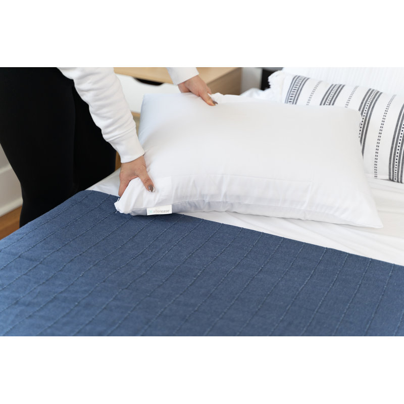 Maximum Allergy Protection Zipper Pillow Protector, Standard