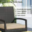 Tabouret de bar rotatif 29,5 po Luyster