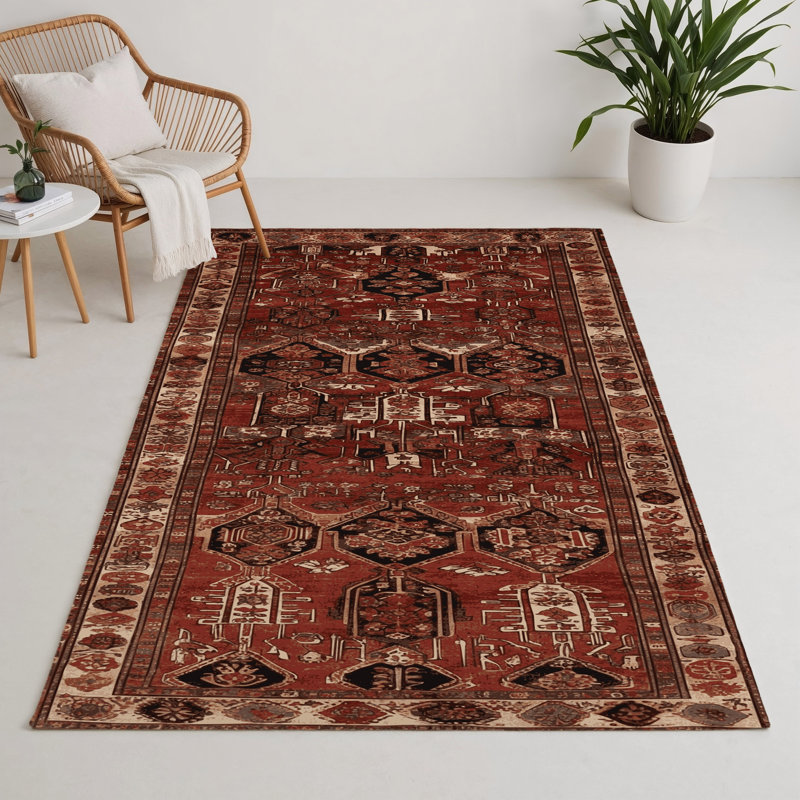 Tapis turc intérieur et extérieur brun, Rectangle 9 pi x 12 pi