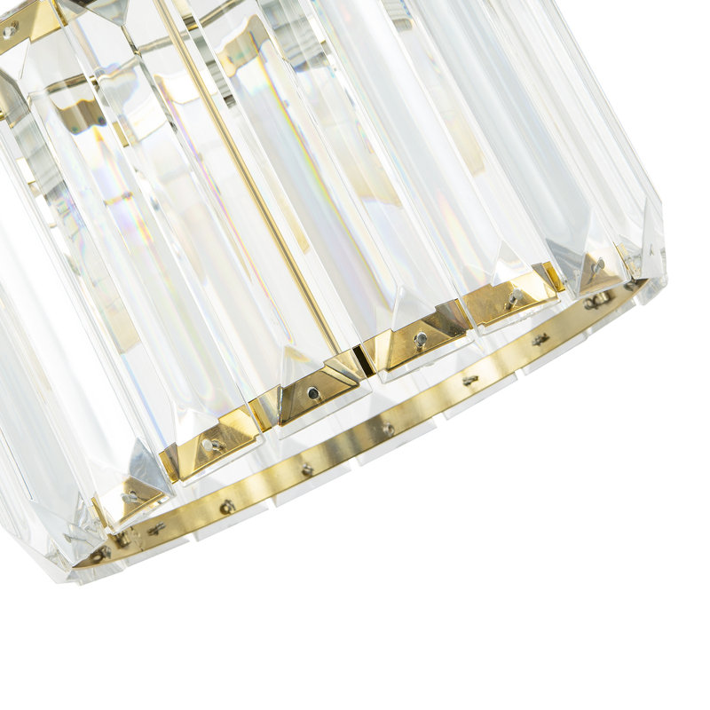 15cm H Metal Drum Pendant Shade ( No Direct Attachment Method ), Gold