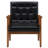 Faux Leather Slipper Chair-2115106062