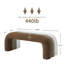 Banc à cascade 46,5 po Ombre-1283312219
