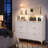  6 Drawer 47.2" W Double Dresser -White-626095721
