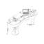 Bureau double caisson en pierre avec tiroirs-791918921-791918918