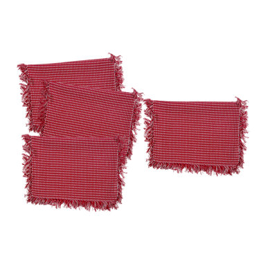 Pocklingt Cotton Gingham Rectangle Placemat