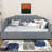 Upholstered Daybed with Underneath Storage-801125407-801125404