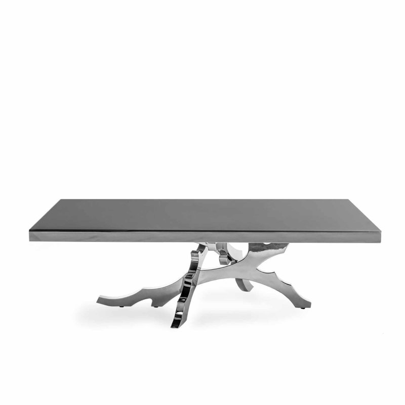 Table basse abstraite, Argent