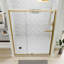 Porte de douche à pivot 38-42 "de large X 71" de haut avec verre transparent-123058511