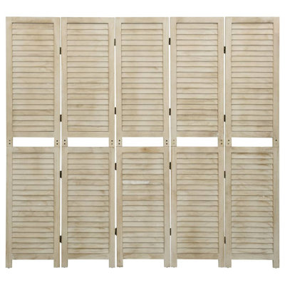 Gracie Oaks Room Divider Solid Wood