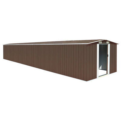 Garden Shed 257x779x181 cm Galvanised Steel