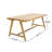 Sunny 4 - Person Acacia Solid Wood Patio Dining Set Rectangular Table