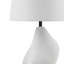 Lampe de table asymétrique en céramique grise voir ci-dessous