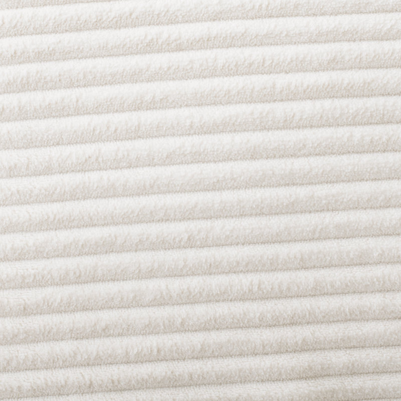 Ensemble de coussins décoratifs texturés à nervures avec insertions, beige, 18 po x 18 po, Beige, 24"×24
