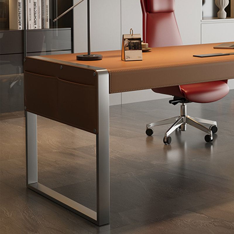 Bureau exquis de style rétro, H 29,52 po x l 86,61 po x P 31,49 po