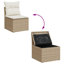 184cm Wide Patio Sofa with Cushions