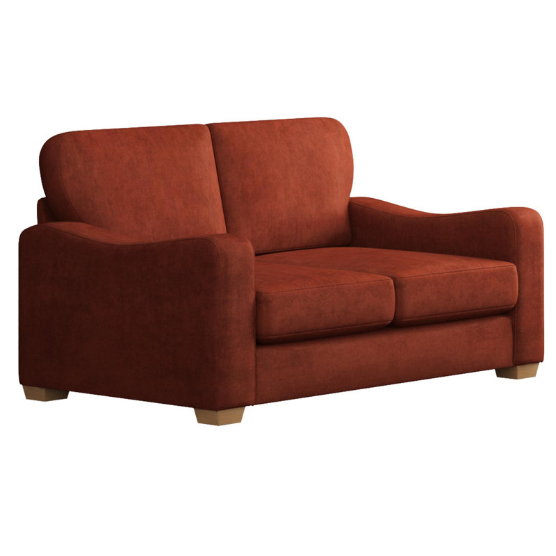 Theadford Two Seater, Fixed Back, Olive