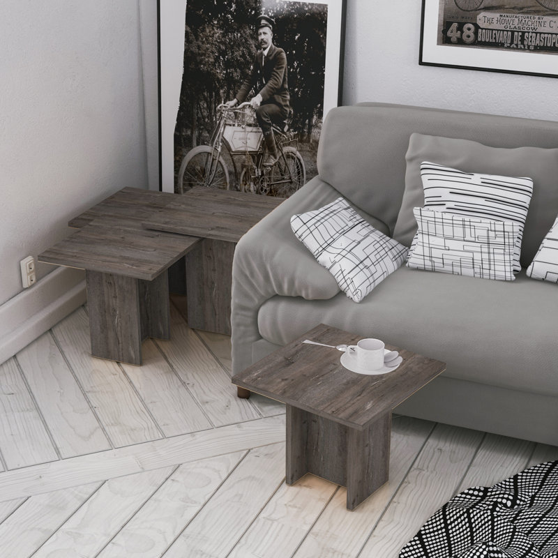 Sled Coffee Table, Dark Coffee
