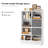 Elzo 45.7"H 8 Cube, Etagere Bookcase With 2 Fabric Bins
