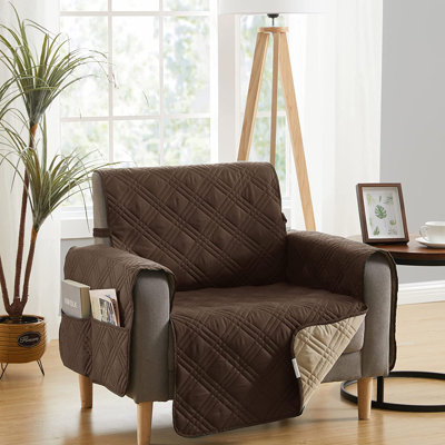 Polyester Box Cushion Armchair Slipcover