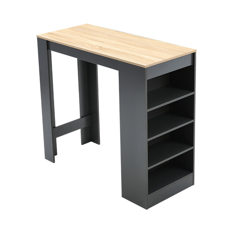 Takaia Dining Table, Brown, Black
