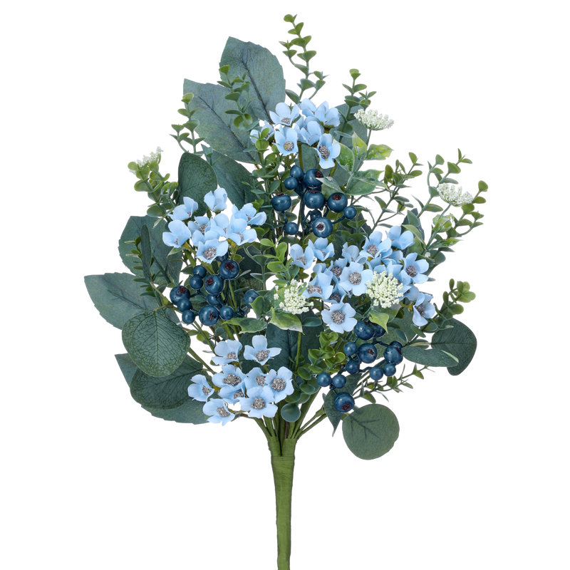Ensemble de fleurs de bleuet 19 po